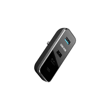 Мини-Бардачок USB-концентратор Аксессуары для интерьера USB-док-станция для Tesla Модель 3 Модель Y