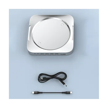 Док-станция 13 в 1 USB C Концентратор с Корпусом жесткого диска 2.5 SATA NVME M.2 SSD Корпус жесткого диска, Совместимый с HDMI 4K/30HZ для Mac Mini