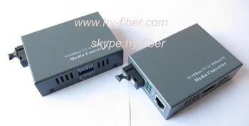 Медиаконвертер 10/100 М SM Single Fiber 1490nmTX/1550RX 80 км SC порт