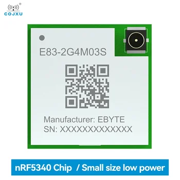 nRF5340 Модуль Bluetooth Без Сетки COJXU E83-2G4M03S Двухъядерный Модуль Bluetooth с низким энергопотреблением Малого размера IPEX SMD