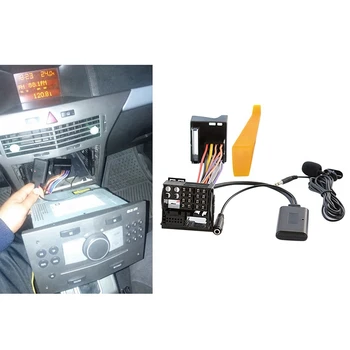 2X Автомобильный Bluetooth 5,0 Aux Кабель Микрофон Громкой Связи Мобильный Телефон Адаптер Для Бесплатного Вызова OPEL CD30 Mp3 CDC40 CD70 DVD90