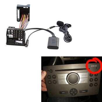 2X Автомобильный Bluetooth 5,0 Aux Кабель Микрофон Громкой Связи Мобильный Телефон Адаптер Для Бесплатного Вызова OPEL CD30 Mp3 CDC40 CD70 DVD90