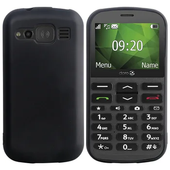 Чехол для телефона Doro 1370 1372 TPU силиконовый мягкий чехол защитный черный тонкий чехол
