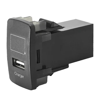 Автомобильное USB-зарядное устройство с USB-портом для автомобильного зарядного устройства с дисплеем напряжения для Honda Civic Accord Fit