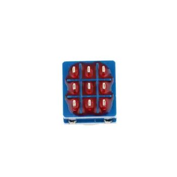 9-контактный 3PDT Педаль Гитарных Эффектов Коробка Stomp Foot Металлический Переключатель True Bypass синий Практичный Металлический Переключатель Гитарные Аксессуары