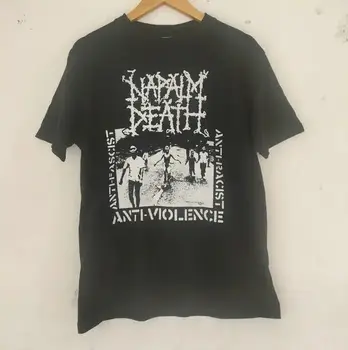 двусторонняя футболка NAPALM DEATH band, футболка-ремейк, совершенно новый TE4467