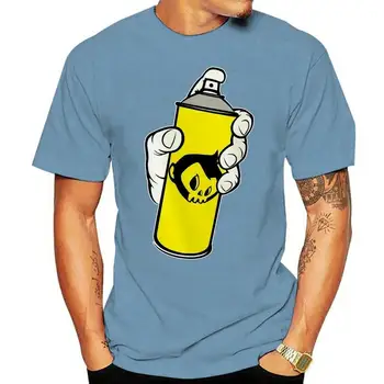 Аэрозольный баллончик с приматами Для взрослых и детей - Модная футболка с рисунком уличного граффити, футболка для фитнеса