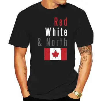 Мужская футболка Red White & North Canada CAD с канадским флагом Love, дизайнерская футболка с рисунком Евро, Размер S-3xl, Знаменитая рубашка