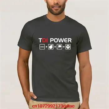 2024 Горячая распродажа Модной футболки TDI POWER A3 A4 A5 A6 A7 A8 S RS QUATTRO, футболка