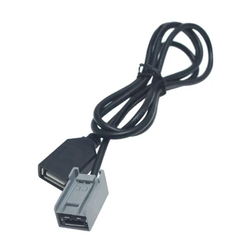 100 см/39 дюймов Кабель AUX-USB для Автомобильной Аудиосистемы Передачи данных Автомобильные Аксессуары Быстрое Подключение 3911-TFO-003 Замена
