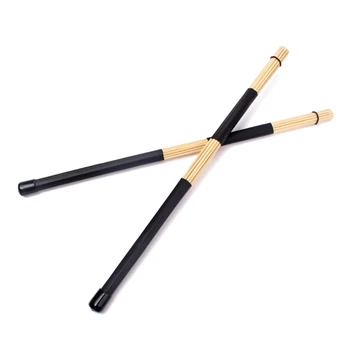 Бамбуковые барабанные палочки Heavyweight-барабанные палочки, аксессуары для музыкальных инструментов для акустических выступлений