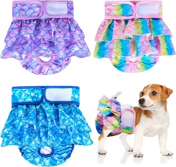 Физиологические штаны для домашних животных для маленьких собак, трусики для собак, Подгузники для маленьких средних собак, дышащие шорты для тедди чихуахуа, Трусы