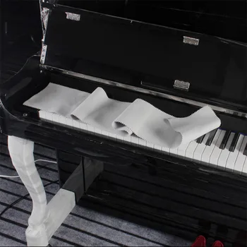 88 Клавиш Крышка пианино Аксессуары для музыкальных инструментов из чистого хлопка Защита клавиатуры Аксессуар для защиты от пыли широкого применения
