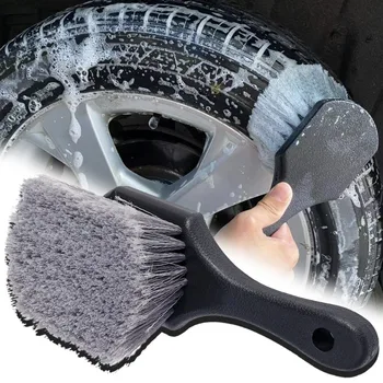 Щетка для чистки автомобильных ступиц, Автоматический инструмент для мойки колес, зазор между ступицей и ободом, щетки для удаления пыли, инструменты для красоты кузова автомобиля