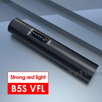 B5S 30 МВт Волоконно-Оптический Красный Лазерный Тестер Оптического Кабеля типа Souorce Pen Визуальный Локатор Неисправностей 10 км 30 км SC/FC/ST Зарядка через USB