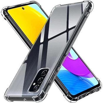 Противоударный Прозрачный Мягкий Чехол Для Samsung Galaxy M52 5G M32 5G M22 4G Силиконовая Задняя крышка для Samsung M32 4G M12 A50 A30S