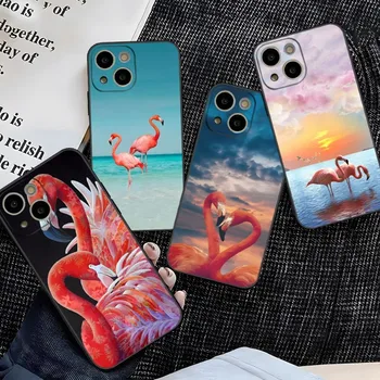 Животные Фламинго Чехол Для Телефона 14 Pro Max Для Apple Iphone 13 14 12 Mini 11 Xr X Xs Pro Max 8 6s 7 6 Plus Задняя Крышка