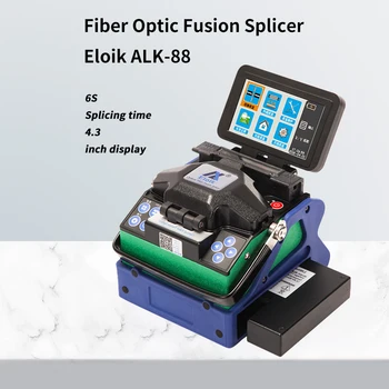 Eloik ALK 88A Волоконно-Оптический Сварочный Аппарат SM & MM Multi-Language Optic FTTH Машина Для Сращивания Оптического Волокна ALK-88A