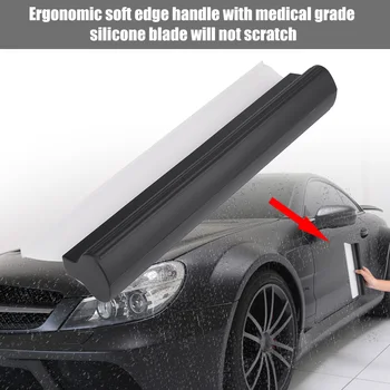 Автомобильные силиконовые Т-образные скребки с водяным лезвием, стеклоочиститель, скребок для чистки окон