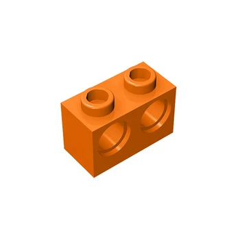 10шт Совместимых деталей MOC Brick 32000 Высокотехнологичный кирпич 1 x 2 с 2 отверстиями Строительный блок Particle DIY Kid Puzzle Brain Toy в подарок