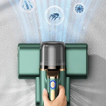Беспроводной очиститель Машина для удаления клещей с ультрафиолетовым Излучением Портативный Пылесос для кровати Ручной Пылесос от клещей Бытовая Техника